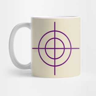 target shoot purple Mug